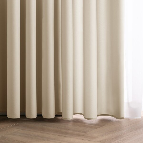 Draperie crem dimout (semi-opacă) 140x250 cm Carli – Restilo