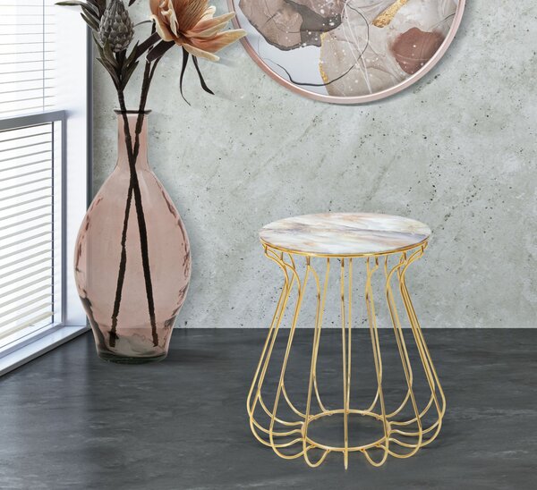 Masuta cafea Bologna Glamo 48/52 cm