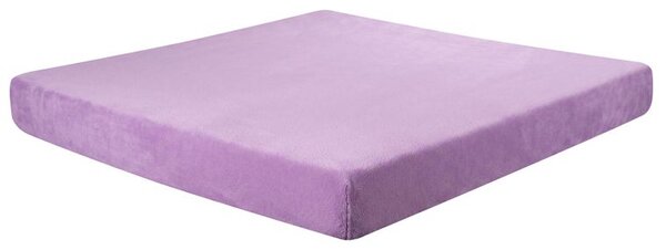 Cearceaf cu elastic din micropluş mov 180 x 200 cm