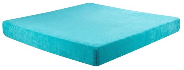 Cearceaf cu elastic din micropluş, turcoaz 90 x 200 cm