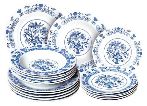 Banquet set farfurii din porţelan ONION 18 buc