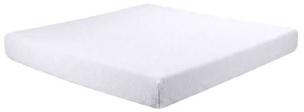 Cearceaf cu elastic din micropluş alb 90 x 200 cm