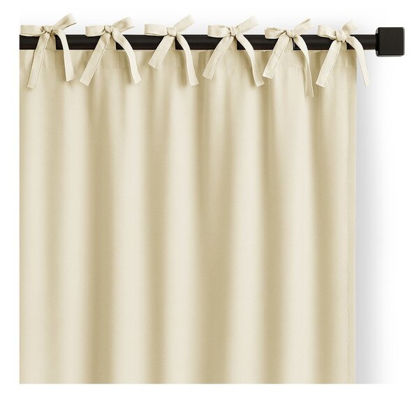 Draperie fildeș dimout (semi-opacă) 140x250 cm Carli Tie – Restilo