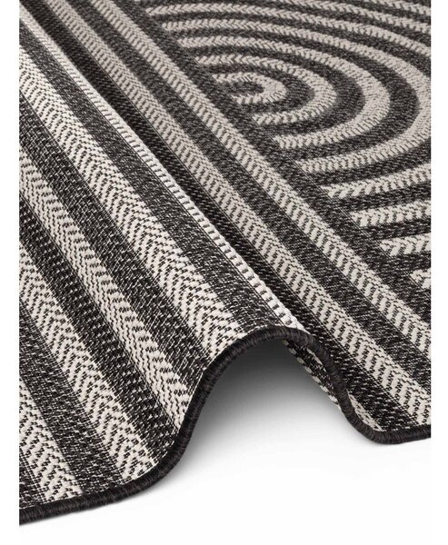 Covor pentru exterior și interior negru/crem 160x230 cm Haringey Woodfield – Ted Baker