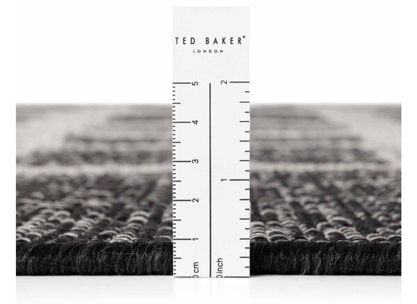 Covor pentru exterior și interior negru/crem 160x230 cm Haringey Ruskin – Ted Baker