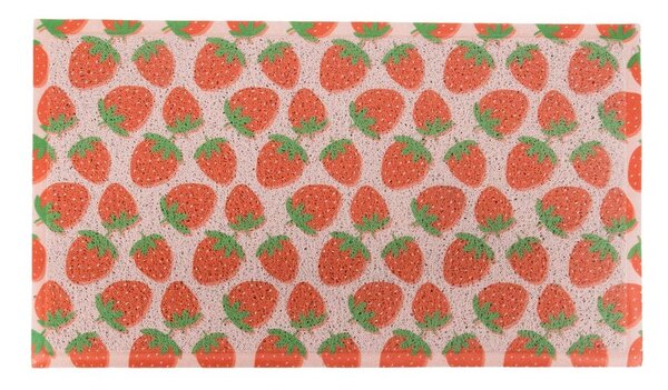 Covoraș de intrare din PVC 40x70 cm Pink Strawberry – Artsy Doormats