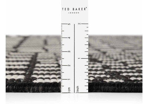 Covor pentru exterior și interior negru/crem 200x300 cm Haringey Barkham – Ted Baker