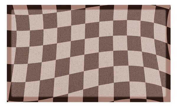 Covoraș de intrare din PVC 40x70 cm Checkerboard – Artsy Doormats