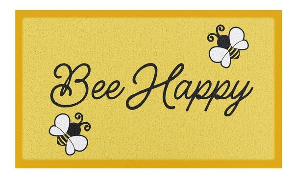 Covoraș de intrare din PVC 60x90 cm Bee Happy – Artsy Doormats