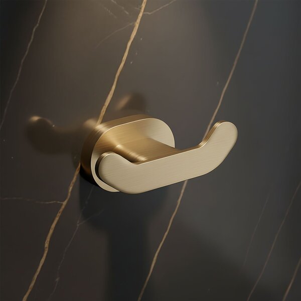 Cuier de baie Til 105 Brush Gold
