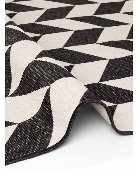 Covor pentru exterior și interior negru/crem 120x170 cm Haringey Terrick – Ted Baker