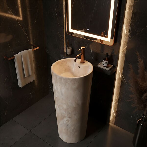 Lavoar freestanding de sine stătător Ceramic Rea Blanka Savana Matt