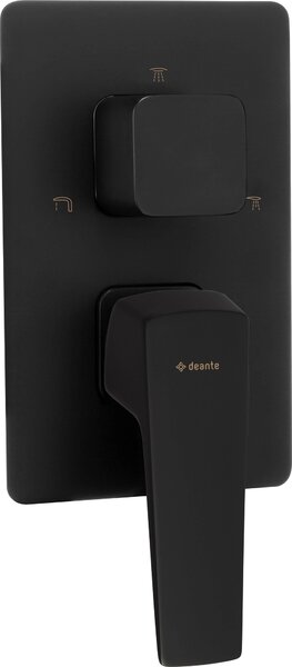 Deante Blur baterie cadă-duș ascuns negru BXY_NQLM