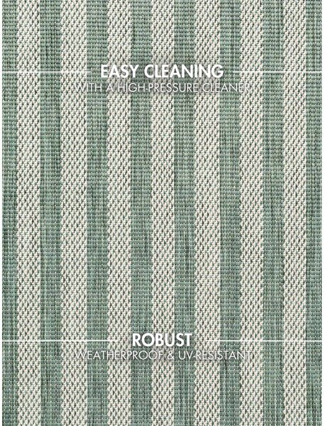 Covor pentru exterior și interior verde/crem 120x170 cm Haringey Linley – Ted Baker
