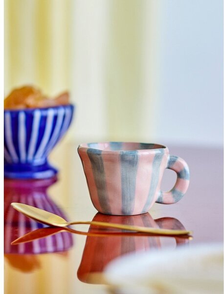 Ceașcă verde-deschis/roz-deschis pentru espresso din ceramică 110 ml Nini – Bloomingville