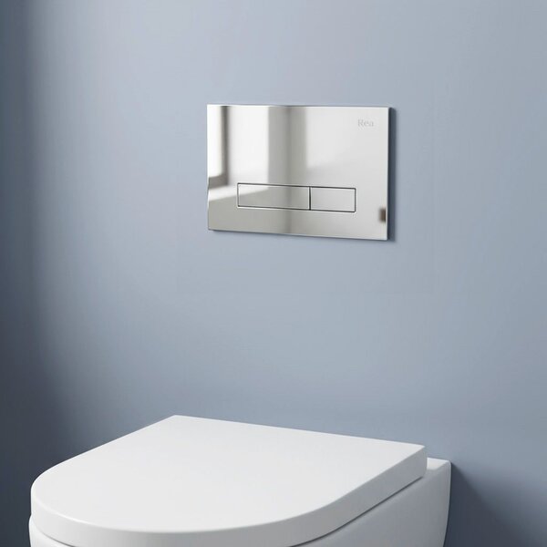 Clapeta pentru rezervor incastrat Rea HD K011A-Q Chrome
