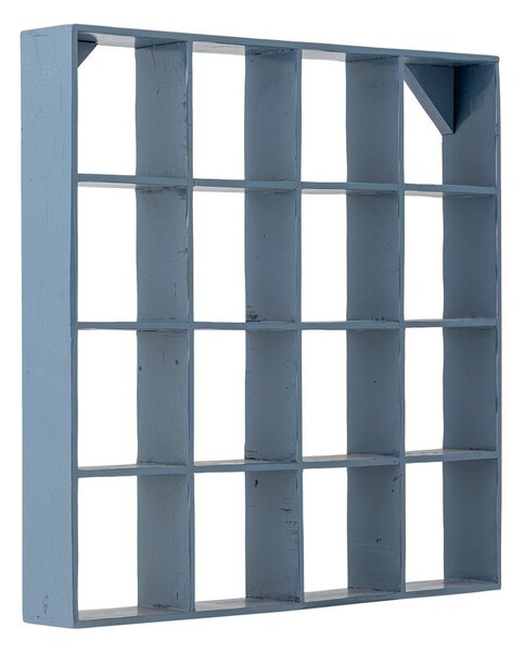 Raft albastru etajat din lemn reciclat 70 cm Bekka – Bloomingville
