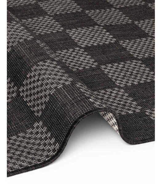 Covor tip traversă pentru interior și exterior negru/crem 80x200 cm Haringey Dorothy – Ted Baker