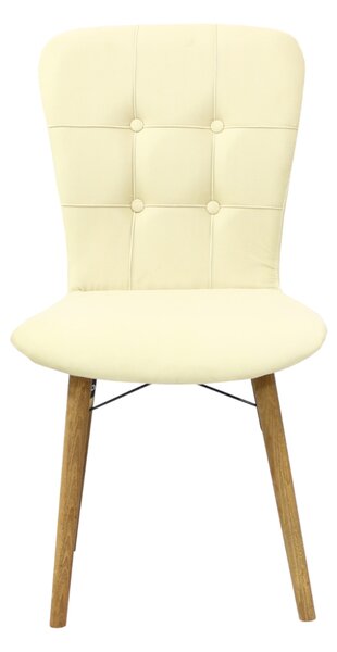 Set 4 Scaune Arthur Crem