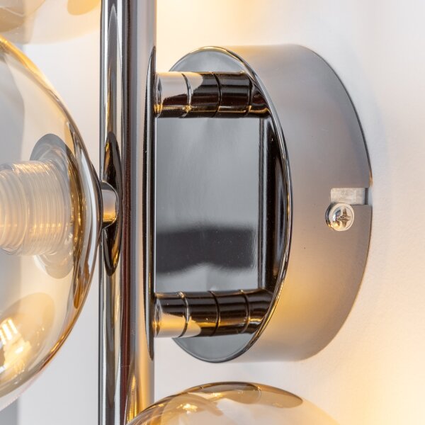 Brilagi - Aplică de perete LED MILLA 3xG9/3W/230V negru crom/auriu
