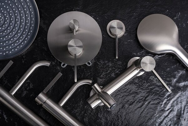 Set de dus incastrat Rea Foster Brush Nickel + BOX