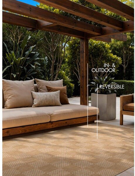 Covor pentru exterior și interior crem/în culoare naturală 120x170 cm Haringey Dorothy – Ted Baker