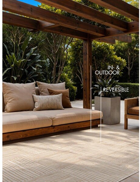 Covor pentru exterior și interior crem/în culoare naturală 120x170 cm Haringey Nightingale – Ted Baker