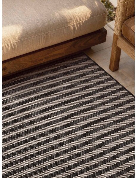 Covor pentru exterior și interior negru/crem 120x170 cm Haringey Linley – Ted Baker