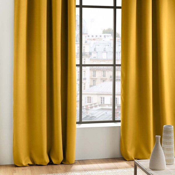 Draperie galbenă blackout 135x280 cm Occult – douceur d'intérieur