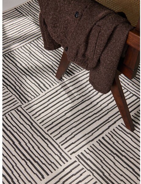 Covor pentru exterior și interior negru/crem 120x170 cm Haringey Nightingale – Ted Baker
