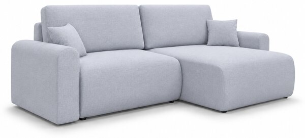 Coltar extensibil reversibil NORDEN PAROS 250x140 cm, gri deschis