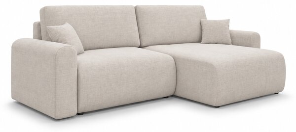 Coltar extensibil reversibil NORDEN PAROS 250x140 cm, crem