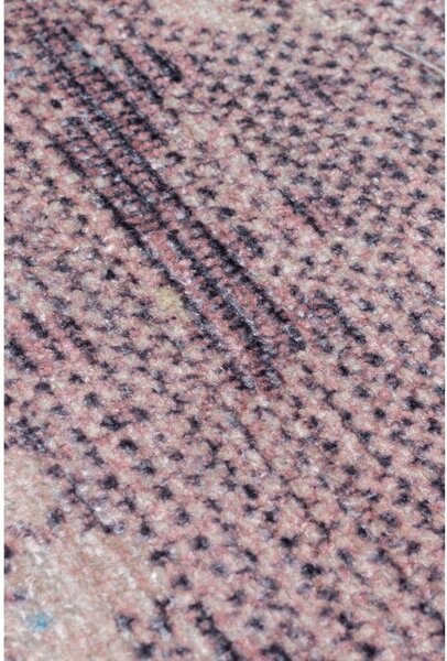 Covor albastru/mov lavabil din amestec de fibre reciclate 80x150 cm Reid – Flair Rugs