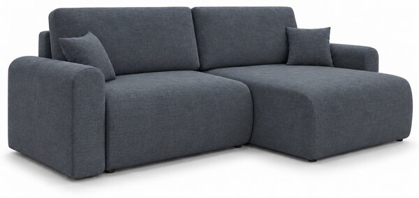 Canapea extensibila reversibila L NORDEN PAROS 250x140 cm, gri inchis
