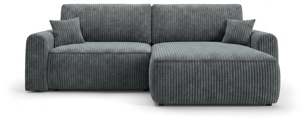 Coltar extensibil reversibil NORDEN TILIA 250x140 cm, albastru-gri