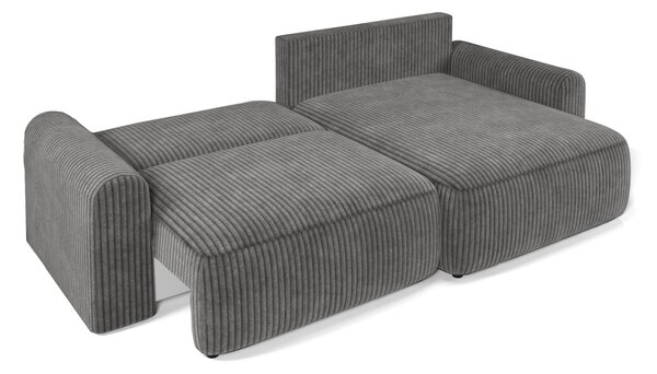 Set de canapea extensibila reversibila in forma de L NORDEN TILIA 250x140 cm, crem