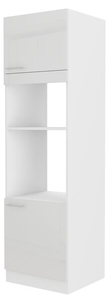 Dulap de bucătărie pentru alimente pentru cuptor Lavera 60 DPM 210 2F (alb + alb lucios). 1032359