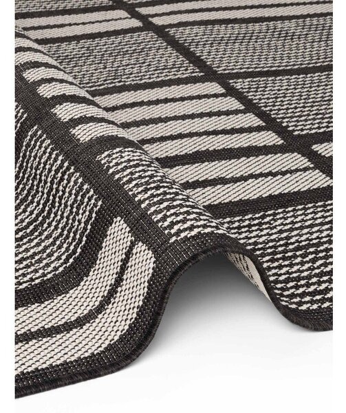 Covor pentru exterior și interior negru/crem 120x170 cm Haringey Allington – Ted Baker