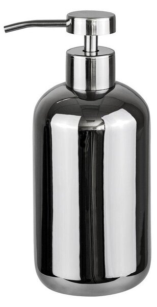Dozator de săpun lichid argintiu din ceramică 200 ml Lotus – Mette Ditmer Denmark