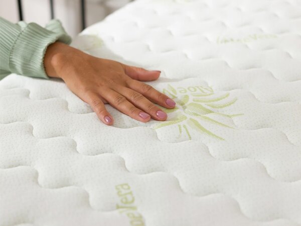 Saltea de cocos Sandra 90x200 Husă: Premium Jersey 3D