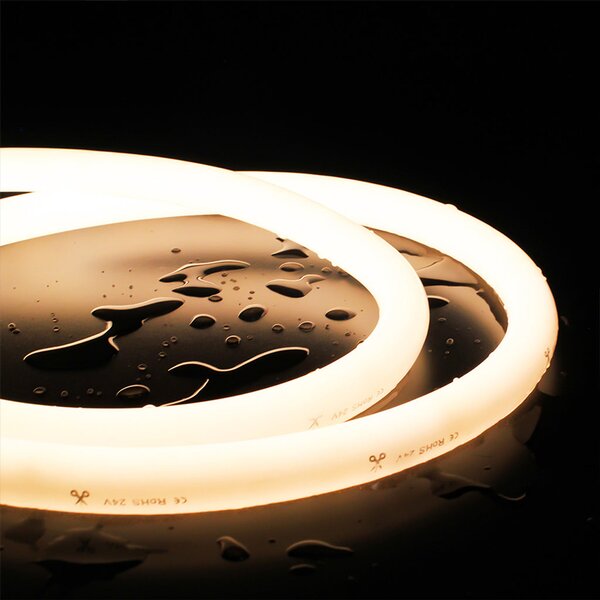 Furtun Luminos Led Neon Flex Rotund LUXON Lumina Calda