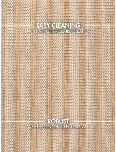 Covor pentru exterior și interior crem/în culoare naturală 120x170 cm Haringey Linley – Ted Baker
