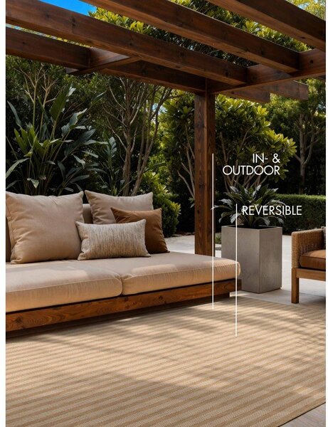 Covor pentru exterior și interior crem/în culoare naturală 120x170 cm Haringey Linley – Ted Baker