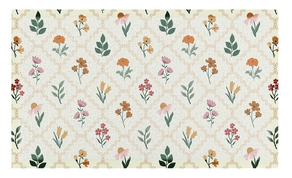 Covoraș de intrare din PVC 40x70 cm Vintage Floral Stamp – Artsy Doormats