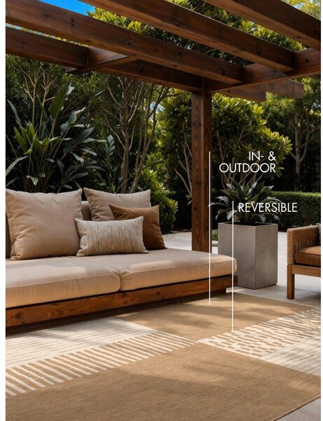 Covor pentru exterior și interior crem/în culoare naturală 200x300 cm Haringey Acacia – Ted Baker