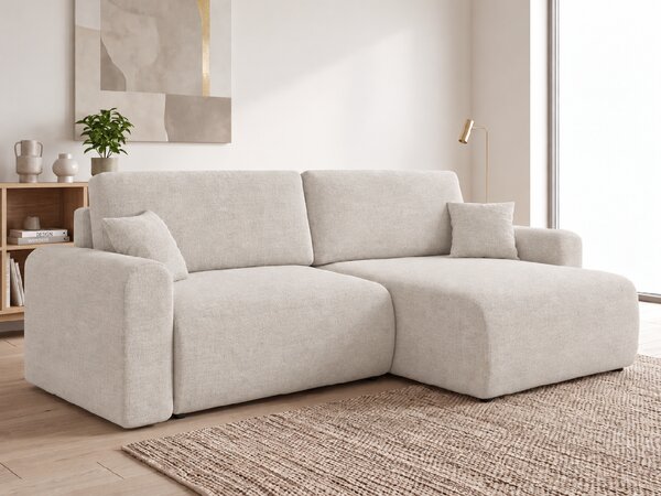 Coltar extensibil reversibil NORDEN PAROS 250x140 cm, crem