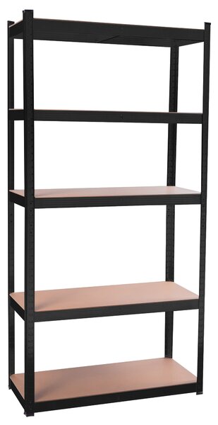Aga Raft metalic 180x90x40 cm 5 poli Negru