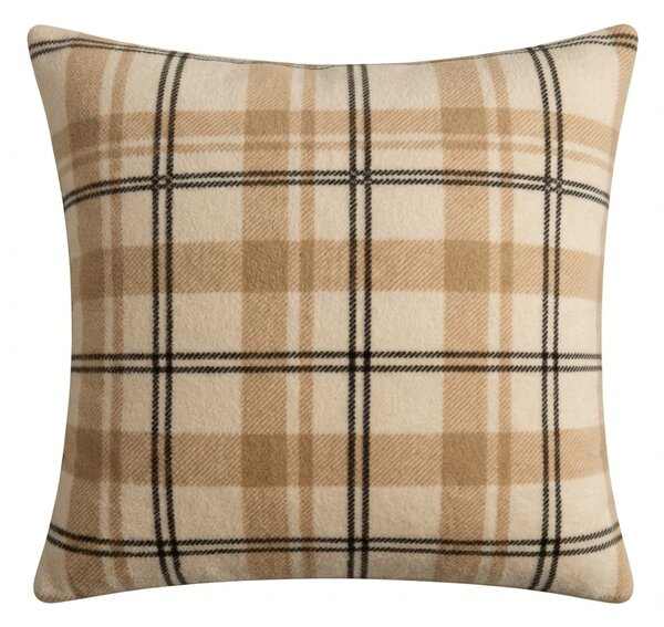 Husa pentru pernuta cocolino PLAID 45x45 cm, crem