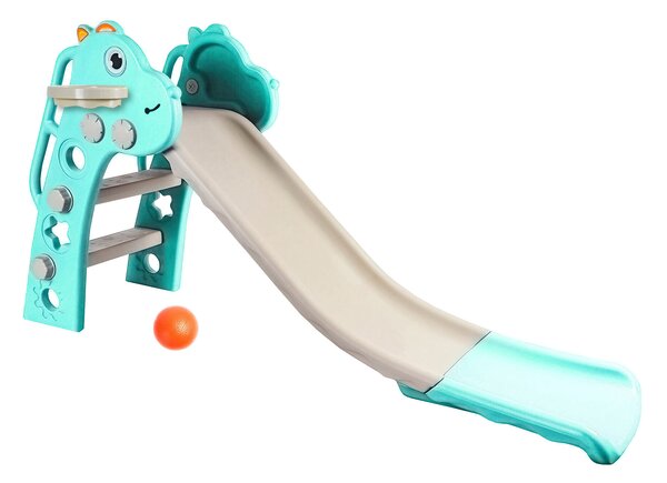 Aga4Kids Tobogan cu mâner 130 cm DS3701 Verde deschis