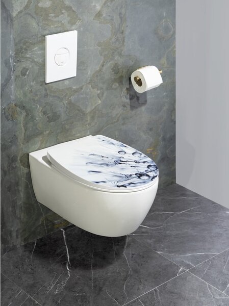 Capac WC 36,5 x 45 cm Easy-Close (cu închidere automată) Sereno – Wenko